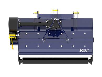 Мульчер (измельчитель) навесной СКАУТ SCQ-140 с катком