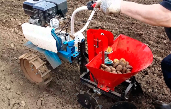 Картофелесажалка для мотоблока оборотная или Комплект для посадки картофеля